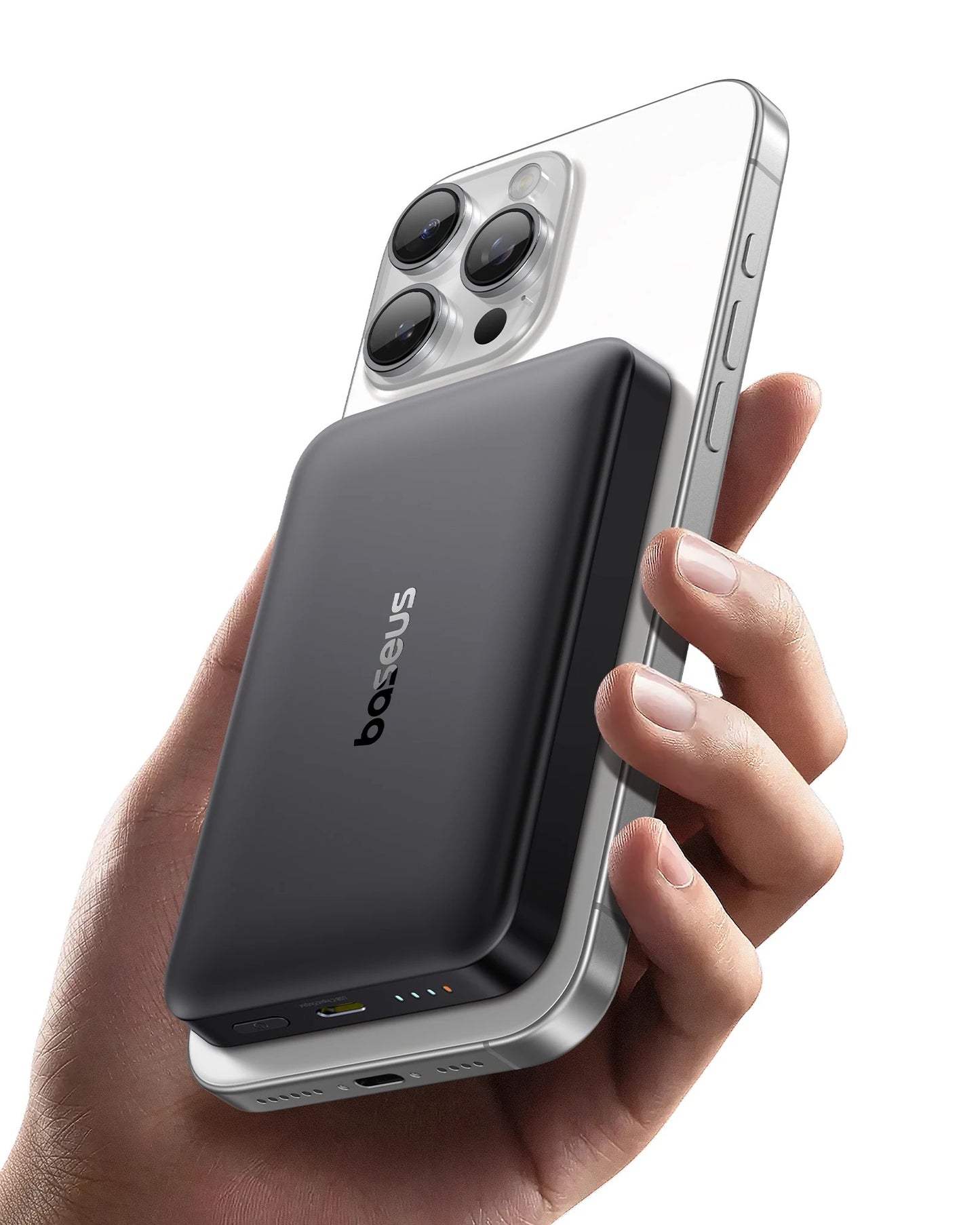 Batterie externe magnétique 10 000 mAh 22,5 W – Charge rapide sans fil, compacte et portable