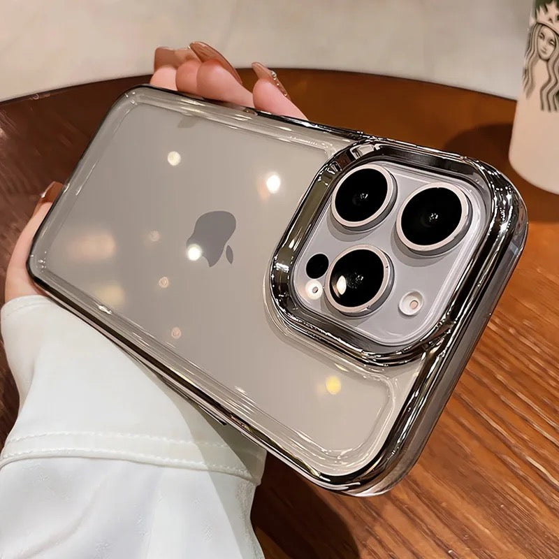 明確なiPhoneの箱- iPhone 11-16のシリーズのための耐衝撃性のアクリルの端カバー