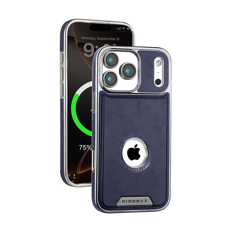 Étui de luxe en cuir pour iPhone avec MagSafe – Protection optimale et design élégant