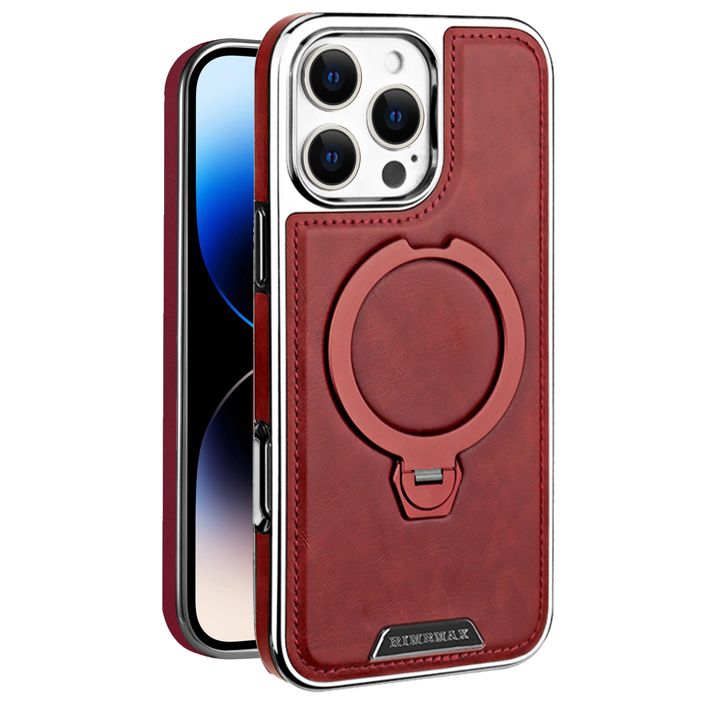 Luxury MagSafe Leather iPhone Case with Built-In Stand — For Those Who Appreciate True Quality