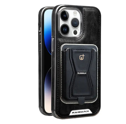 Luxury Leather Magnetic Card Slot Phone Case for iPhone 11 12 13 14 15 16 Pro Max Plus – Business Wallet Cover
