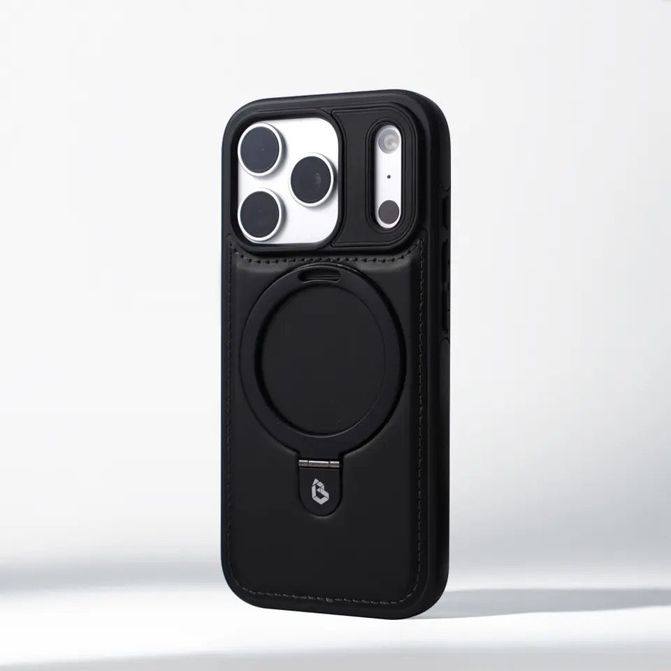 Étui iPhone en cuir véritable avec MagSafe – Protection optimale et prise en main confortable