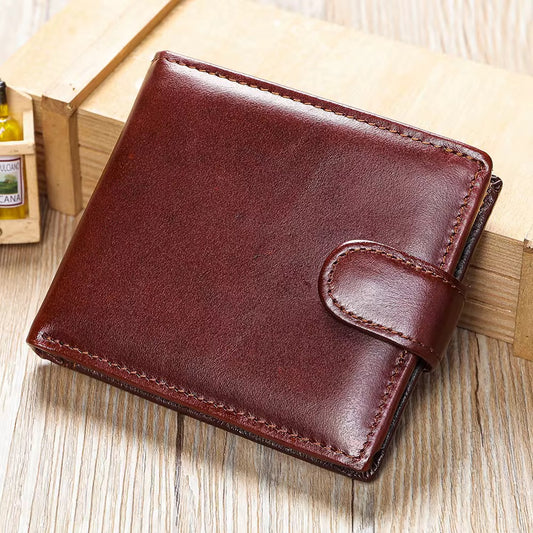 Portefeuille de luxe en cuir pour homme – Design élégant, qualité durable, sophistication sans effort