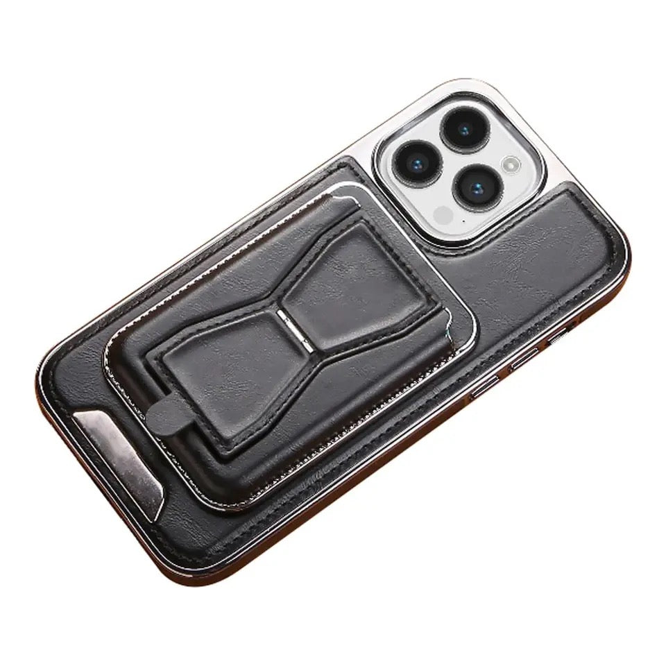 Luxury Leather Magnetic Card Slot Phone Case for iPhone 11 12 13 14 15 16 Pro Max Plus – Business Wallet Cover