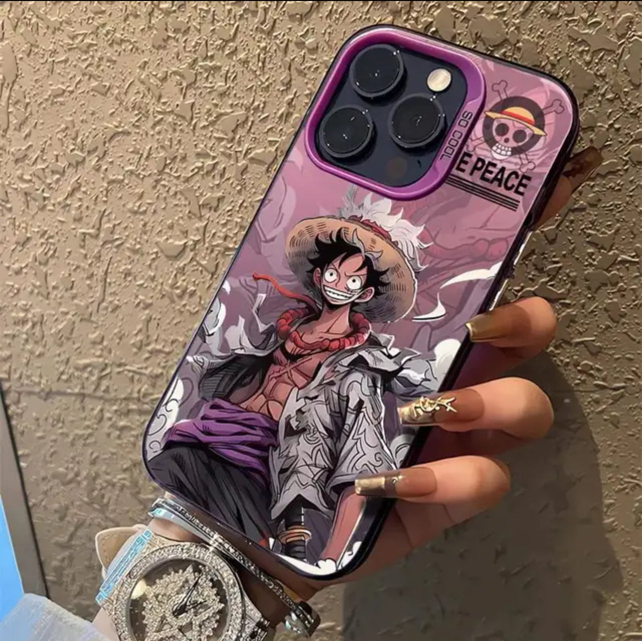 Anime Ones Pieces Luffys Handyhülle für iPhone 16/15/14/13/12