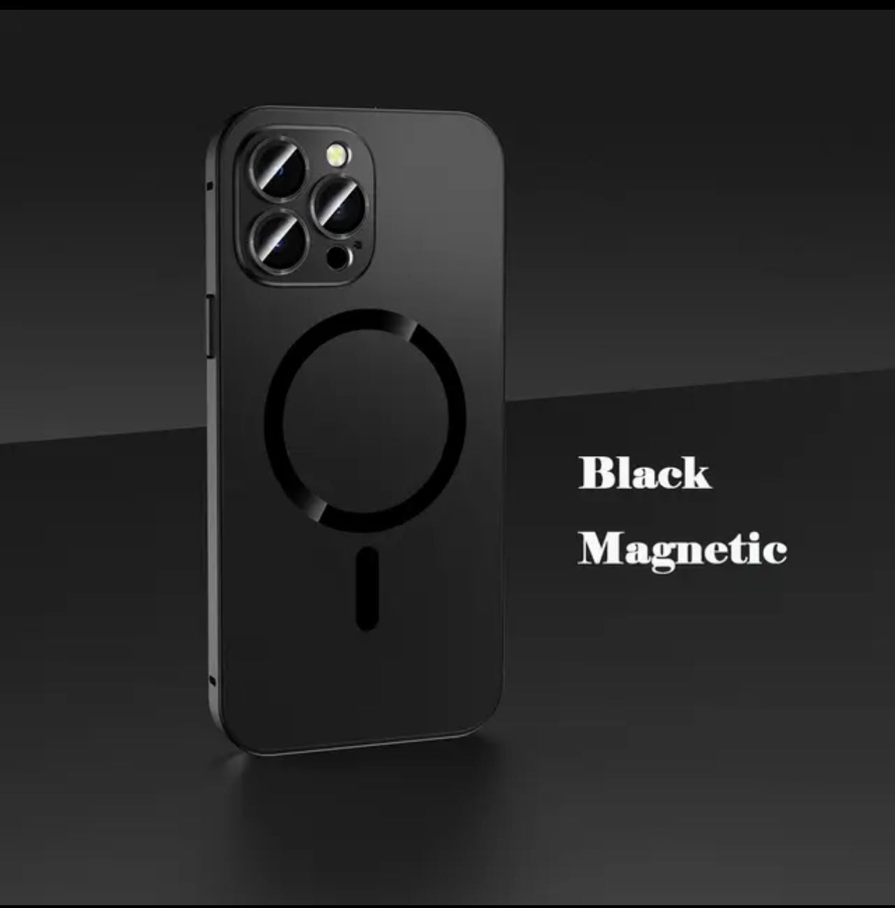 Full Metal iPhone Case with Camera Protection &amp; MagSafe Compatible – Durable 360° Cover for All-Around Protection