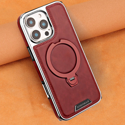 Luxury MagSafe Leather iPhone Case with Built-In Stand — For Those Who Appreciate True Quality