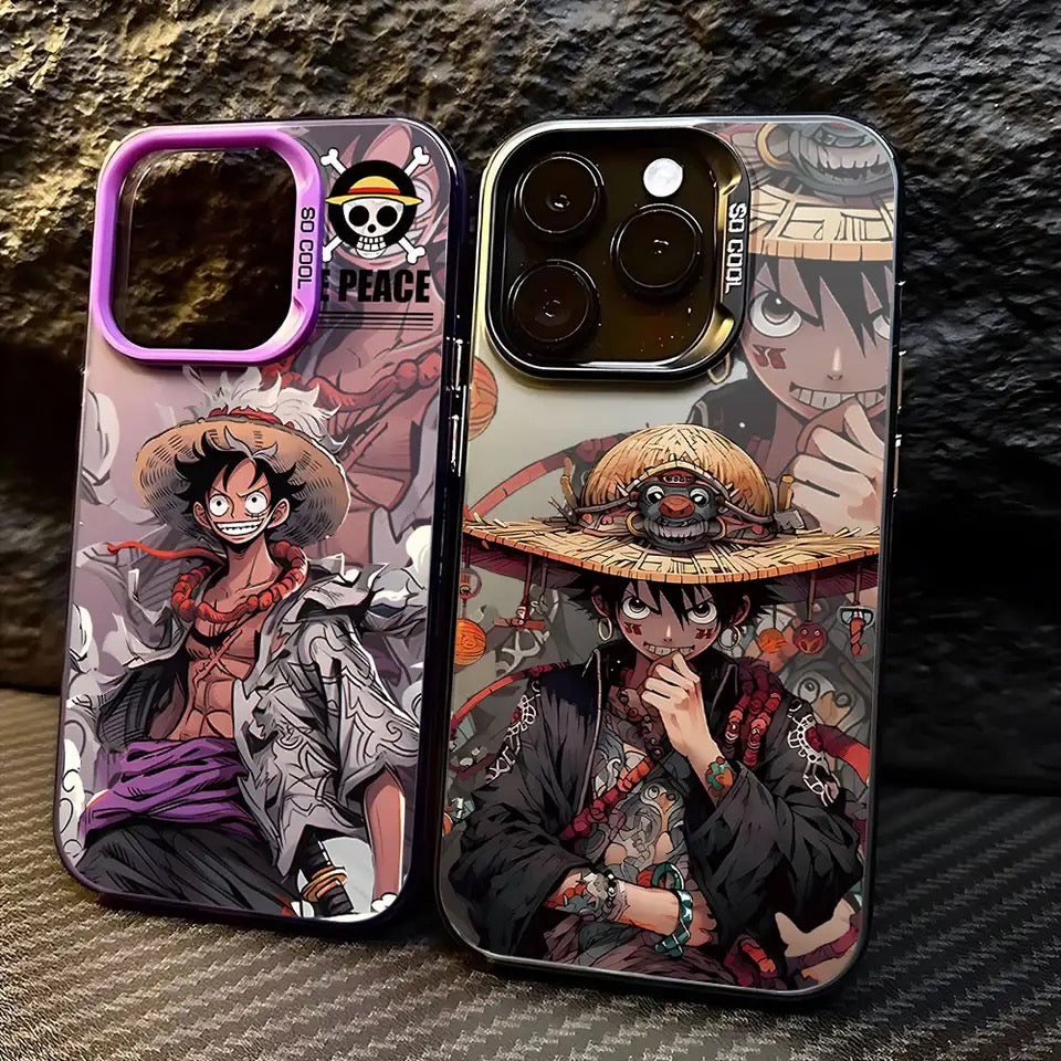 Anime Ones Pieces Luffys Handyhülle für iPhone 16/15/14/13/12