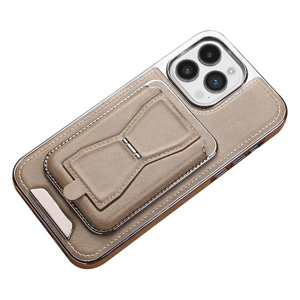 Luxury Leather Magnetic Card Slot Phone Case for iPhone 11 12 13 14 15 16 Pro Max Plus – Business Wallet Cover