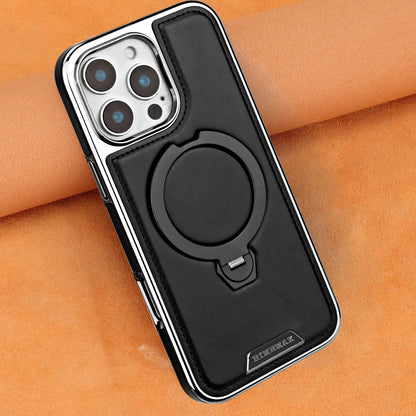 Luxury MagSafe Leather iPhone Case with Built-In Stand — For Those Who Appreciate True Quality