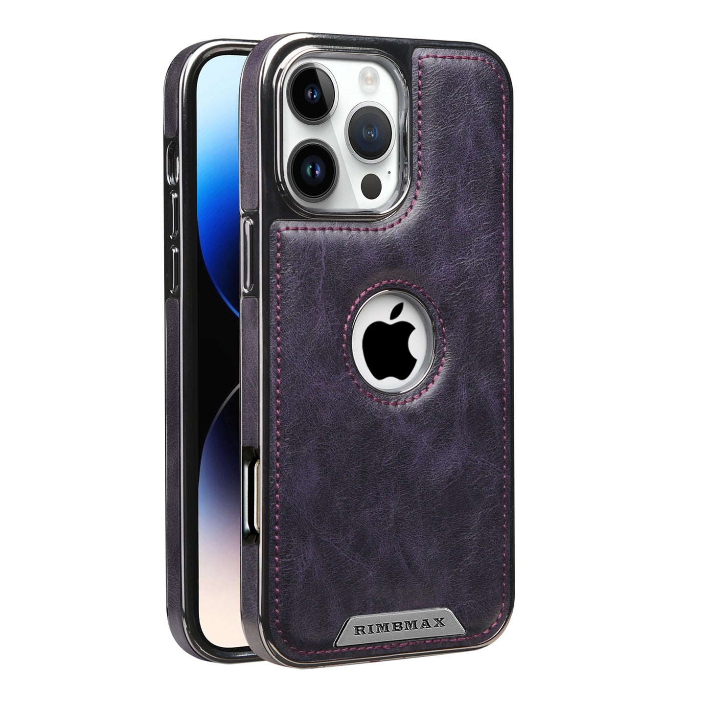 Étui de luxe en cuir pour iPhone avec MagSafe – Protection optimale et design élégant