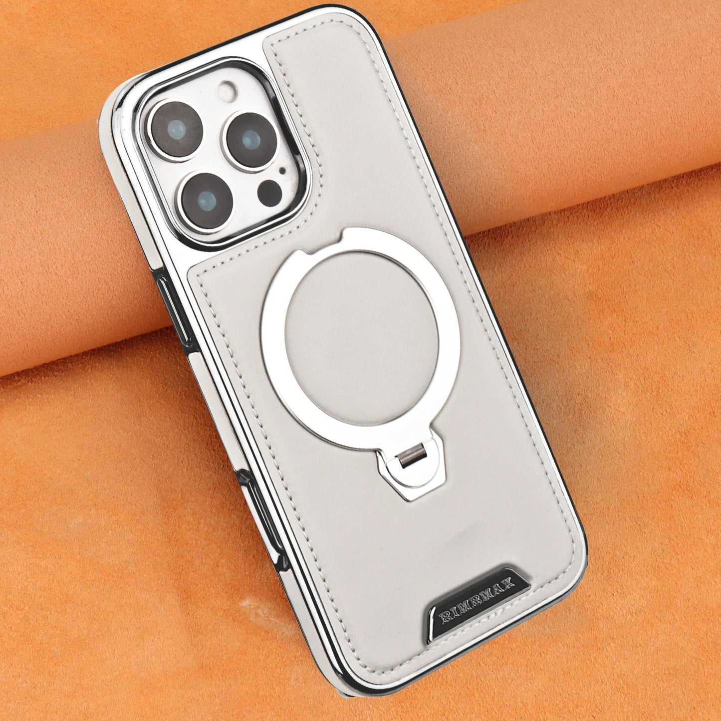 Luxury MagSafe Leather iPhone Case with Built-In Stand — For Those Who Appreciate True Quality