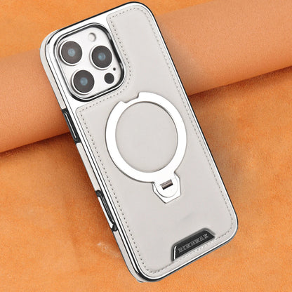 Luxury MagSafe Leather iPhone Case with Built-In Stand — For Those Who Appreciate True Quality