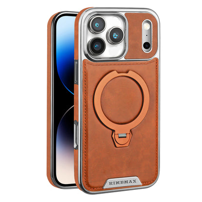 Luxury MagSafe Leather iPhone Case with Built-In Stand — For Those Who Appreciate True Quality