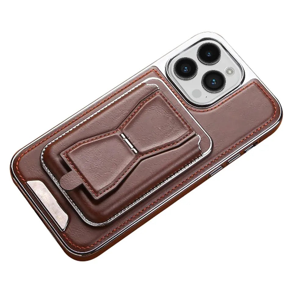 Luxury Leather Magnetic Card Slot Phone Case for iPhone 11 12 13 14 15 16 Pro Max Plus – Business Wallet Cover