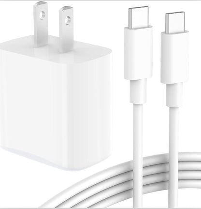 Chargeur rapide PD 20 W pour iPhone – Charge ultra-rapide à 60 % en 30 minutes – Câble USB-C vers Lightning résistant – Adaptateur secteur sûr et efficace