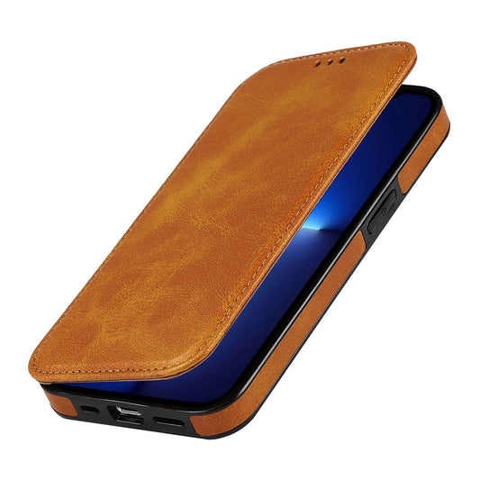 Étui de luxe en cuir pour iPhone – Protection intégrale avant et arrière, style intemporel et design durable