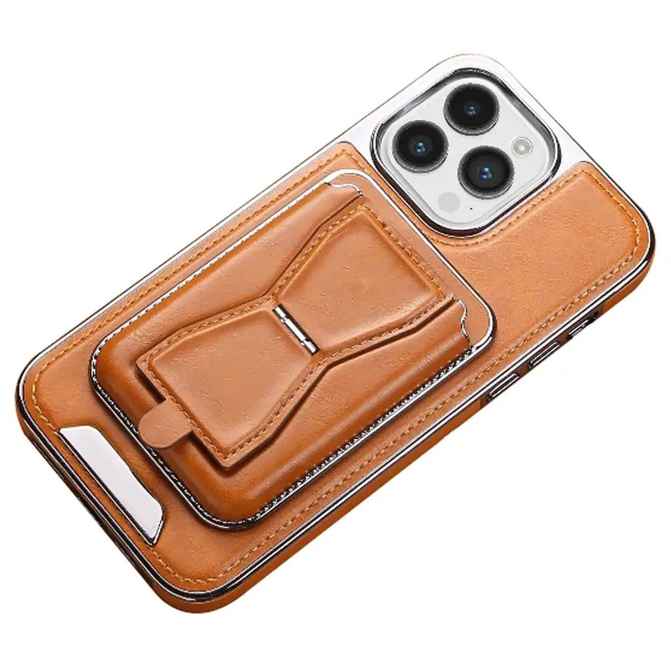 Luxury Leather Magnetic Card Slot Phone Case for iPhone 11 12 13 14 15 16 Pro Max Plus – Business Wallet Cover
