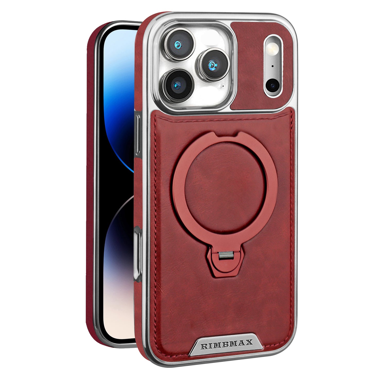 Luxury MagSafe Leather iPhone Case with Built-In Stand — For Those Who Appreciate True Quality