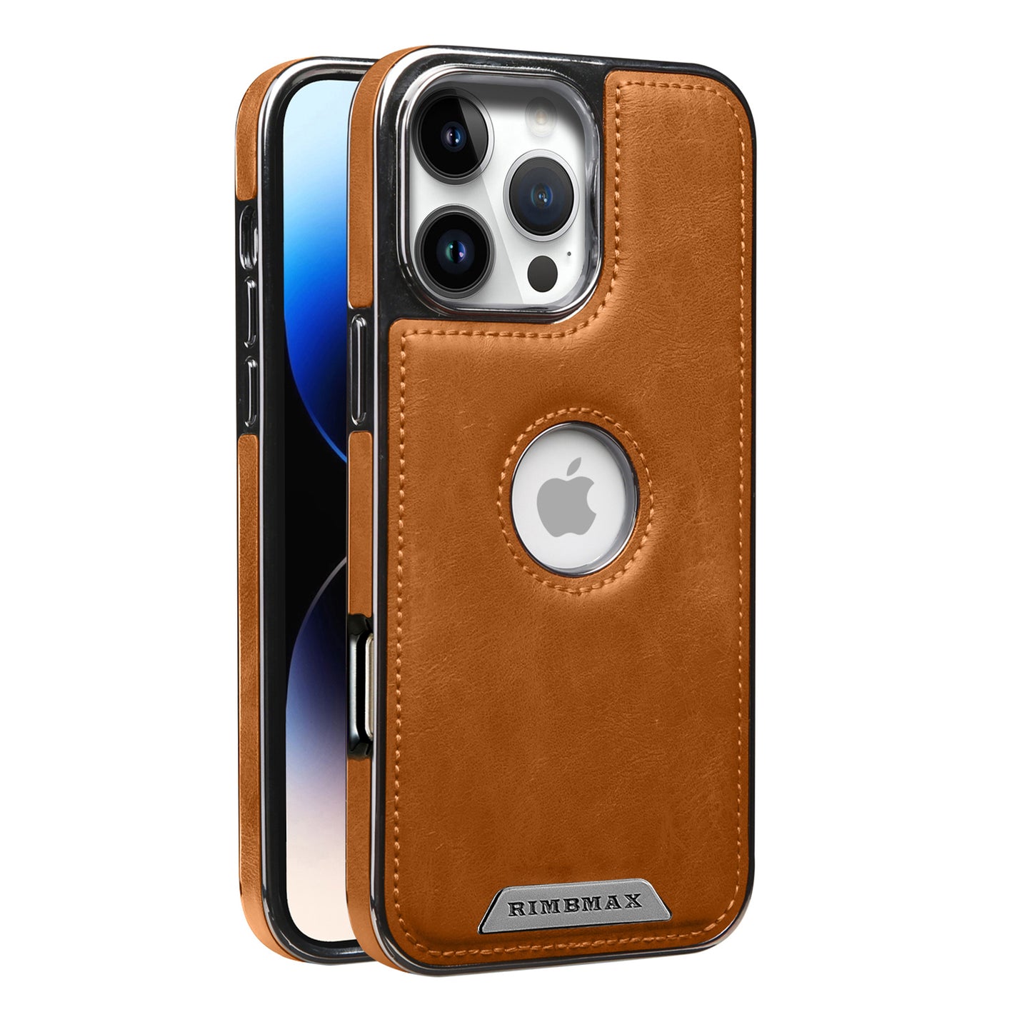 Étui de luxe en cuir pour iPhone avec MagSafe – Protection optimale et design élégant