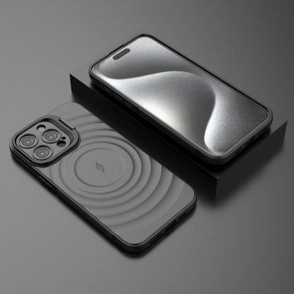 Black MagSafe iPhone Case for 13/14/15/16 Series – Strong, Durable Cover with Camera Protection